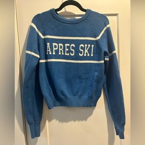 Altar’d State Apres Ski Blue Sweater